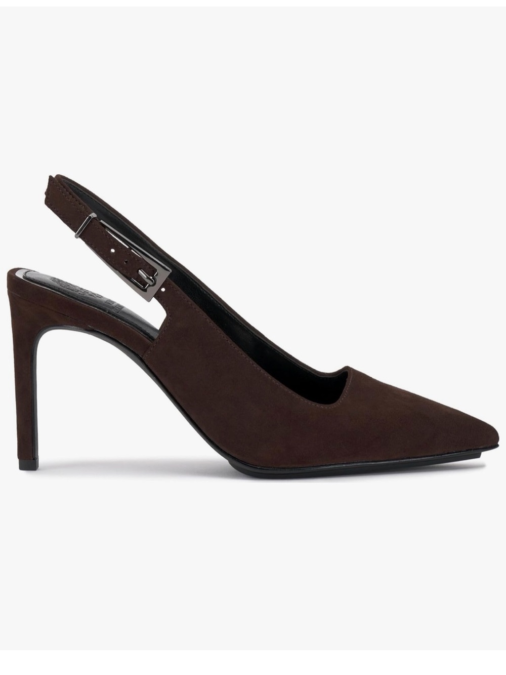 Vince Camuto “Brendie” Dark Brown Pointed Slingback Pump - Size 11
